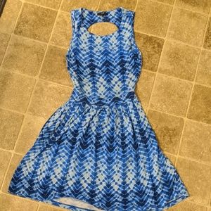 Open back cocktail dress